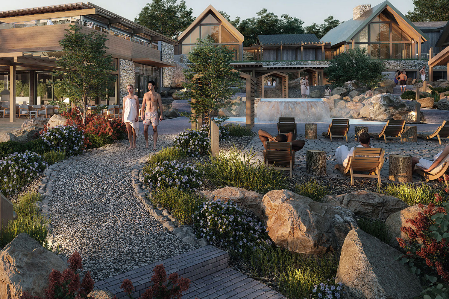 An incredible nordic spa with 7 pools is expected to open just outside ...