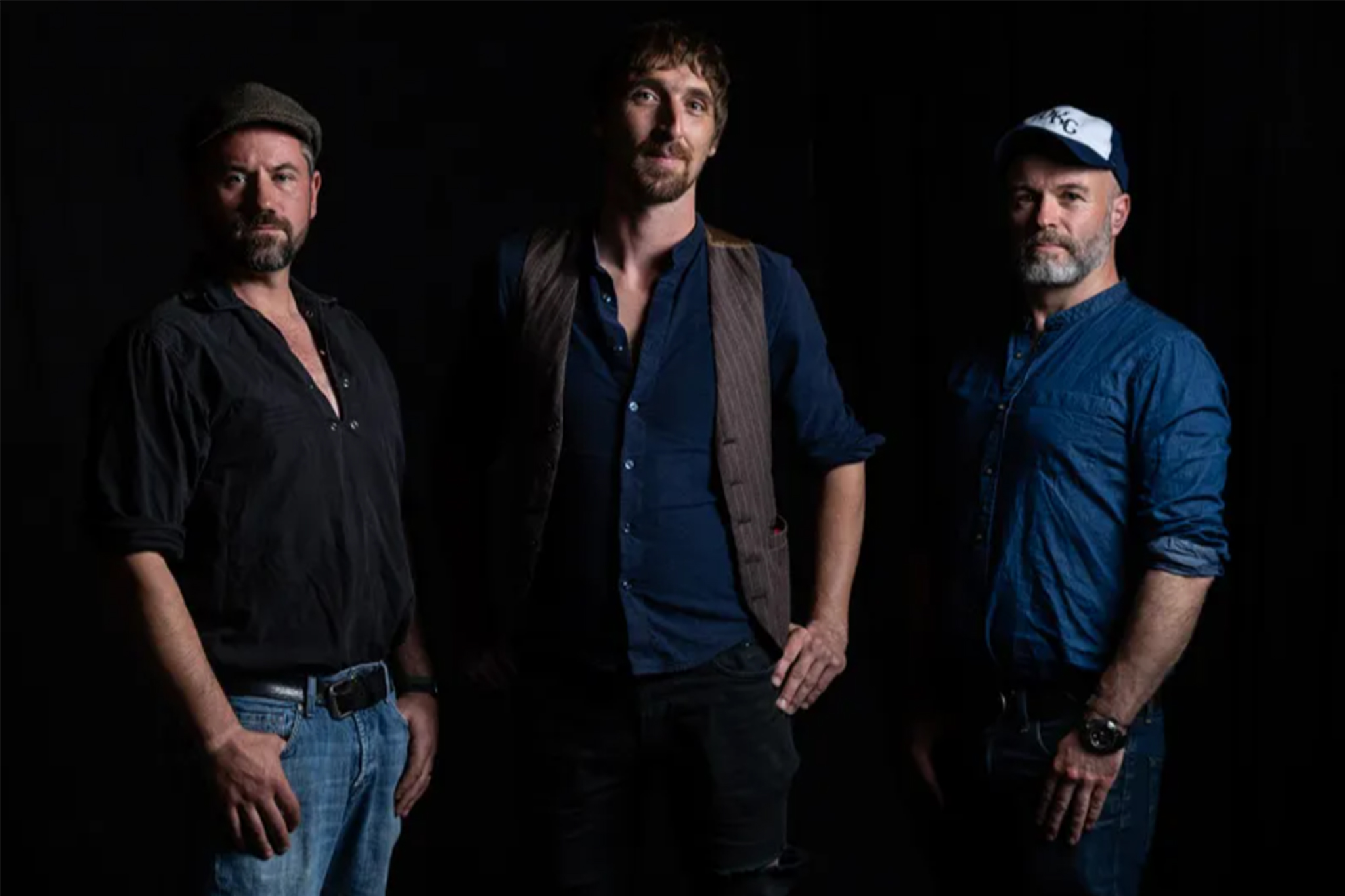 A promotional image of The Langan Band