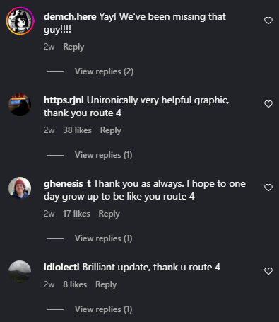 route 4 comments